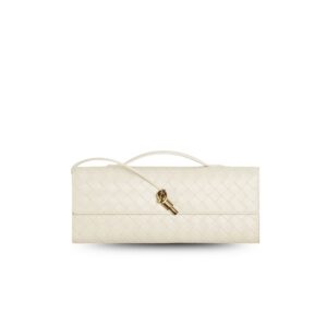 Bottega Veneta Andiamo Clutch Sea Salt For Women 31cm/12.2in 741511VCPP39195