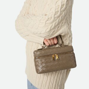 Alternative view of Bottega Veneta Bang Bang Vanity Case 9.1in/ 23cm Pinecone Gold Hardware For Women 789109V3IV12355
