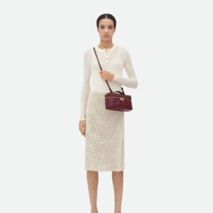 Alternative view of Bottega Veneta Bang Bang Vanity Case 9.1in/ 23cm Barolo Gold Hardware For Women 789109V3IV12247