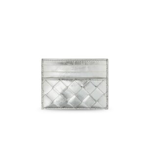 Bottega Veneta Credit Card Case Silver For Women 10.5cm/4.1in 796324V4P128101
