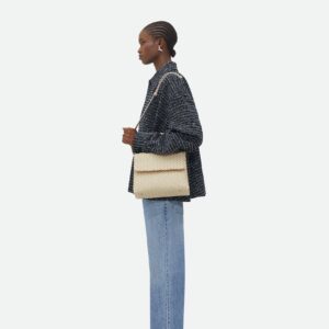 Alternative view of Bottega Veneta Patti Top Handle Bag 10.2in/ 26cm String Gold Hardware For Women 776783V3RG19277