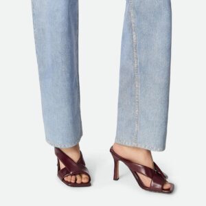 Alternative view of Bottega Veneta Riva Mule High Heel Barolo For Women 827612V3H902240