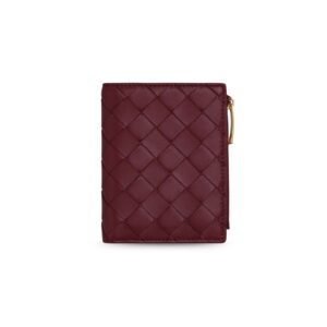 Bottega Veneta Small Bi-Fold Wallet Barolo For Women 9cm/3.5in 742330VCPP32247