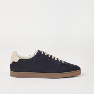 Alternative view of Brunello Cucinelli Washed Suede Blue Sneakers For Men - 252MZUSGGJ336