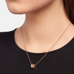 Alternative view of Bvlgari B.zero1 Necklace Rose Gold For Women 357255
