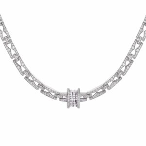 Bvlgari B.zero1 Necklace White Gold For Women 358320