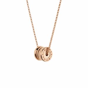 Bvlgari B.zero1 Necklace Rose Gold For Women 357255
