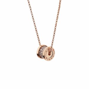 Bvlgari B.zero1 Necklace Rose Gold For Women 351116