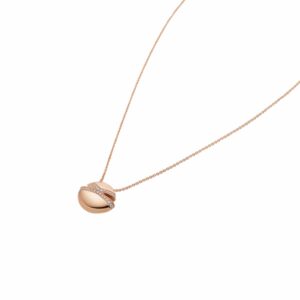 Bvlgari Cabochon Necklace Rose Gold For Women 361447
