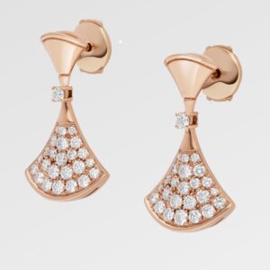 Alternative view of Bvlgari Divas’ Dream Earrings Rose Gold For Women 351054