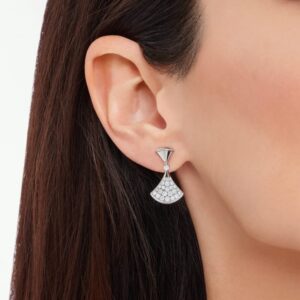 Alternative view of Bvlgari Divas’ Dream Earrings White Gold For Women 351100