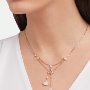 Alternative view of Bvlgari Divas’ Dream Necklace Rose Gold For Women 358682