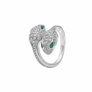 Bvlgari Serpenti Seduttori Ring White Gold For Women 358100