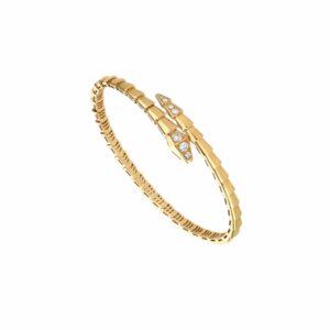 Bvlgari Serpenti Viper Bracelet Yellow Gold For Women 360701