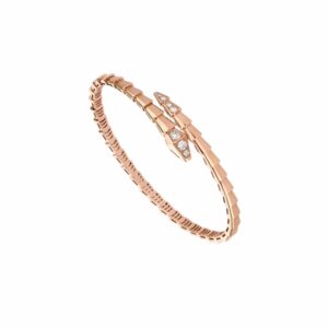 Bvlgari Serpenti Viper Bracelet Rose Gold For Women 360704