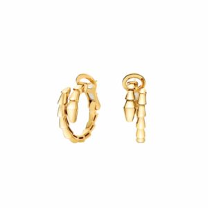 Bvlgari Serpenti Viper Earrings Yellow Gold For Women 361291
