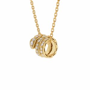 Bvlgari Serpenti Viper Necklace Yellow Gold For Women 357936