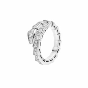 Bvlgari Serpenti Viper Ring White Gold For Women 354707