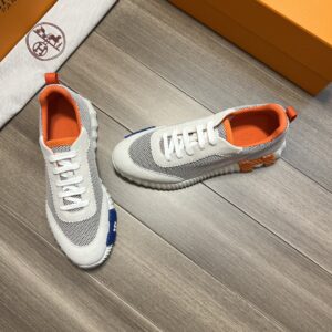 Hermes Bouncing Sneakers Orange For Men