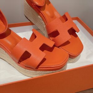 Alternative view of Hermes Doll 40 Espadrilles Orange For Women 1.6in/4cm