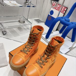 Alternative view of Hermes Fresh Ankle Boots Orange For Women 1.8in/4.5cm