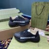 Gucci Men's Rhyton Sneakers With Gucci Band Black For Men 599145 DRW00 1000 - Image 3