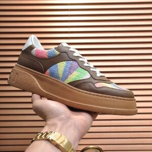 Alternative view of Gucci Men's Sneaker With Pale Rainbow Brown For Men ‎669582