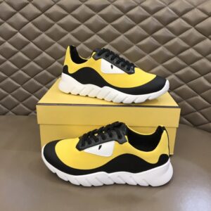Alternative view of Fendi Force Black/Yellow Sneakers For Men