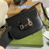 Gucci Horsebit 1955 Mini Bag Black For Women, Women's Bags 8in/21cm GG 658574 18YSG 1060 - Image 12