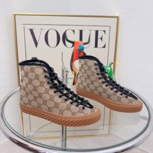 Gucci Women's High-Top Maxi GG Sneaker Beige For Women GG