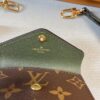 Louis Vuitton Pochette Felicie Strap & Go Wallet Shoulder Bag 6.7in/ 17cm Khaki Green Monogram Canvas Gold Hardware For Women M80091 - Image 10