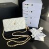 Chanel CC Wallet On Chain Bag White For Women 6.7 in / 17 cm - Image 6