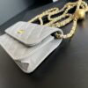 Chanel CC Wallet On Chain Bag White For Women 6.7 in / 17 cm - Image 7