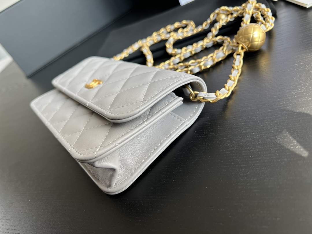 Chanel CC Wallet On Chain Bag White For Women 6.7 in / 17 cm - Image 7