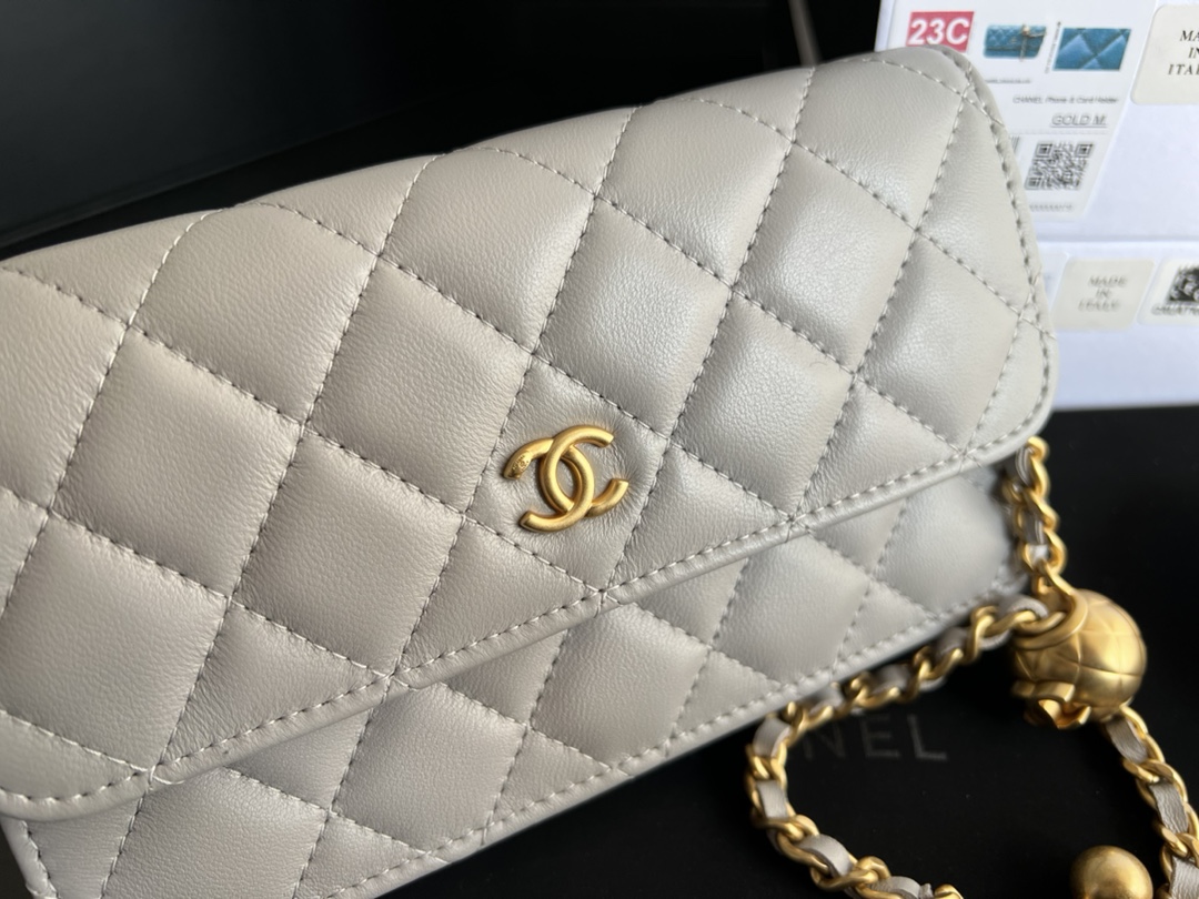 Chanel CC Wallet On Chain Bag White For Women 6.7 in / 17 cm - Image 8
