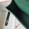 Hermes Kelly 19 Green With Gold Toned Hardware Bag For Women, Women's Handbags, Shoulder Bags 7.5in/19cm - Image 5