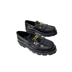 Celine Margaret Loafer With Triomphe Black For Women