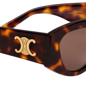 Alternative view of Celine Triomphe 15 Sunglasses In Acetate Dark Havana - 4S308CPLB.19DT