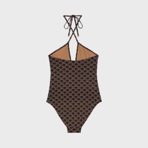 Alternative view of Celine Triomphe Swimsuit In Monogram Brown For Women 2Z306939T.17BR