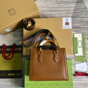 Alternative view of Gucci Diana Medium Tote Bag Brown For Women, Women's Bags 11in/27cm GG