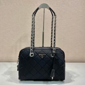Alternative view of Prada Chain 2way Bag Black For Women 11.8 in / 30 cm
