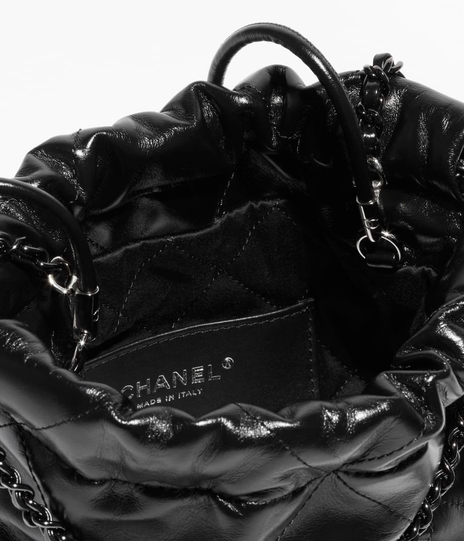 Chanel 22 Mini Shoulder Bag 7.8in/ 20cm Black For Women AS3980 B09220 94305 - Image 4