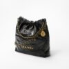 Chanel 22 Small Shoulder Bag 14.4in/ 37cm Black Gold Hardware For Women AS3260 B17724 94305 - Image 2