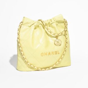 Alternative view of Chanel 22 Small Shoulder Bag 14.4in/ 37cm Yellow Gold Hardware For Women AS3260 B08037 NS835