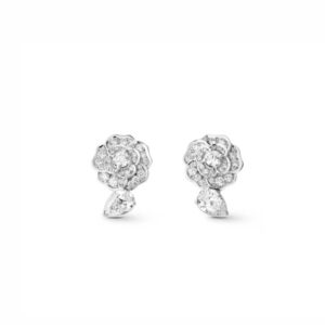 Chanel Camélia Précieux Earrings White Gold For Women J11337