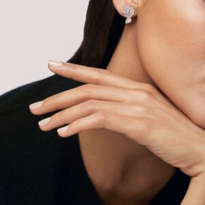 Alternative view of Chanel Camélia Précieux Earrings White Gold For Women J11337