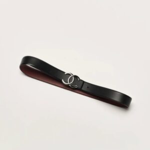 Alternative view of Chanel CC Buckle Belt Black/Burgundy For Women A73462-Y10673-U0969