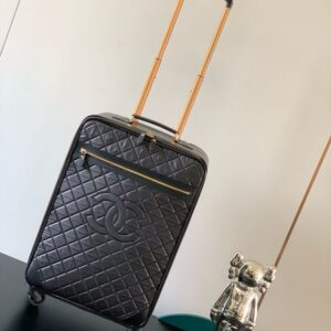 Alternative view of Chanel Classic CC Logo Suitcase Black 20.4in/52cm