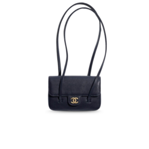 Chanel Clutch With Leather Strap Shoulder Bag 6.7in/ 17cm Dark Blue Gold Hardware For Women AP5068-B23204-U2366