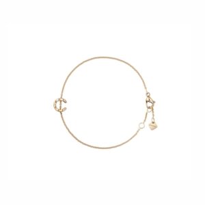 Chanel Coco Bracelet Beige Gold For Women J12303